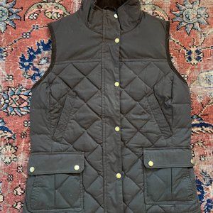 L.L.Bean Upcountry Waxed Cotton Down Vest Women's- Medium